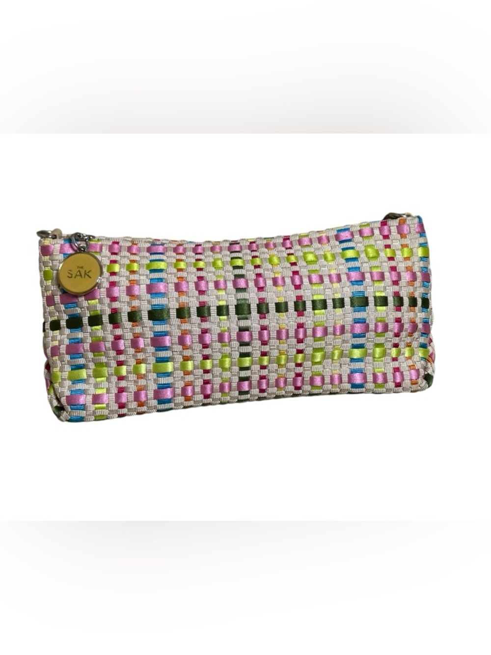 THE SAK Vintage Woven Clutch bag purse multicolor spring